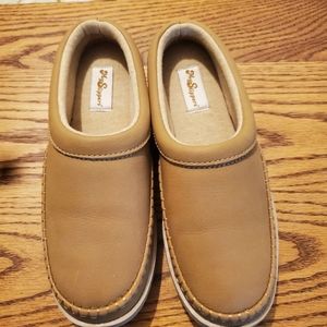 My Slippers Women's Size 7 Mules Leather Upper Man Made Outsole